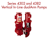 Armstrong Series 4302 Vertical In-Line dualArm Pump