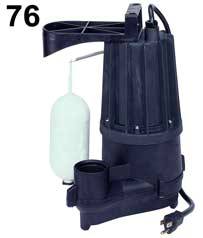 Zoeller Aqua Mate Sump Pump Model 76Part #:76-0001