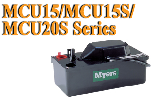 Myers MCU15 MCU15S MCU20S Series Condensate PumpPart #:MCU15, MCU15S, MCU20S 