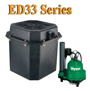 Myers ED33 Series - 1/3 HP Sink Pump SystemPart #:ED33