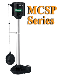 Myers MCSP Series - 1/3 HP Pedestal Sump PumpsPart #:MCSP 