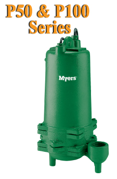 Myers P50 & P100 Series - Effluent ST.E.P. PumpsPart #:P50 & P100 