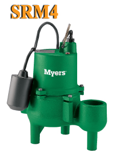 Myers SRM4 Series - 4/10 HP Sewage PumpPart #:SRM4 