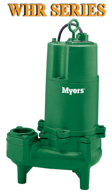 Myers WHR Series - Commercial Sewage Pumps Part #:WHR