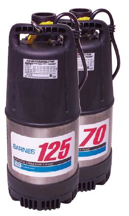 Barnes Portable Submersible Pump 125Part #:115125