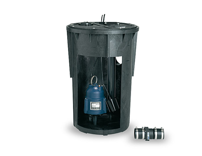 Sta-Rite Pre-Plumbed Sewage System, 1/2 HP, 115V, 2Part #:SP550120T