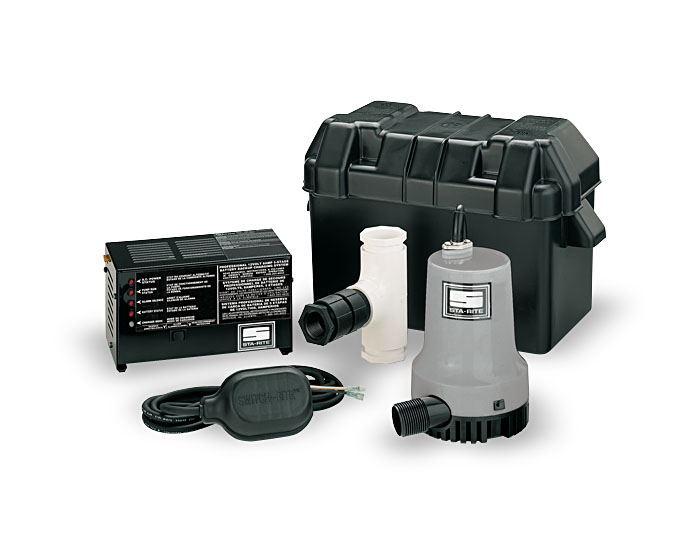 Sta-Rite Battery Back-Up Sump Pump, 47 GPM Part #:DB20018T