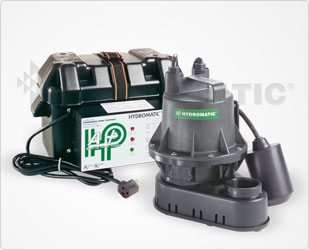 Hydromatic Battery Backup Sump Pump Systems Part #:FG-200A