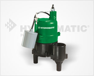 Hydromatic 4/10 HP Cast Iron/Thermoplastic Sewage Pump Part #:BV40AW1