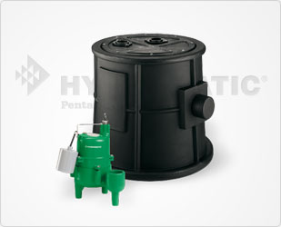 Hydromatic 4/10 HP Sewage Pump Package System Part #:HBB-SKV40
