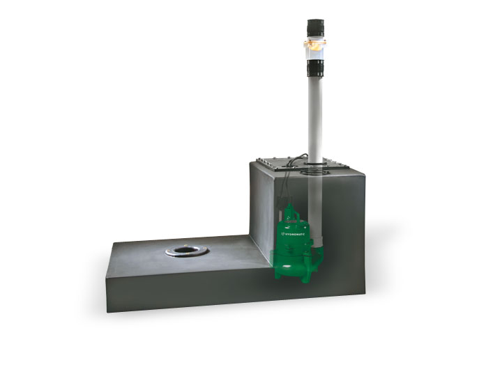 Hydromatic 4/10 HP Sewage Package System Part #:JB-1 