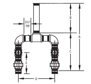 Goulds Discharge Pipe AssemblyPart #:H20S