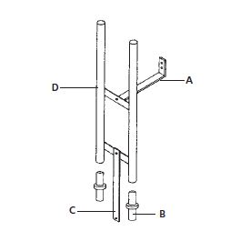 Goulds Guide Rail Extension KitPart #:A10-2012 EXT