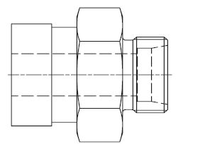 Grundfos Stainless Steel AdapterPart #:96126211
