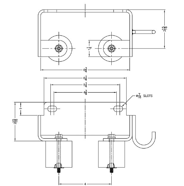 BJM Upper Guide Rail Bracket for SR-XP4 & SR-XP6Part #:SR-UGB-2